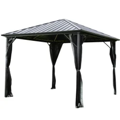 Terrasoverkappingen-Merkloos HOME DELUXE - LED Zonnepaviljoen AZUR - 300 x 270 cm