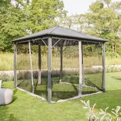 Terrasoverkappingen-Merkloos HOME DELUXE - LED Zonnepaviljoen AZUR - 300 x 270 cm