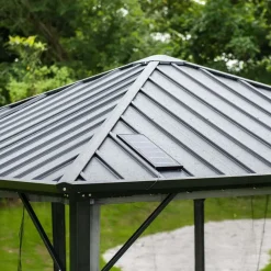 Terrasoverkappingen-Merkloos HOME DELUXE - LED Zonnepaviljoen AZUR - 300 x 270 cm