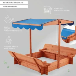 Merkloos HOME DELUXE BUDDELKISTE zandbak