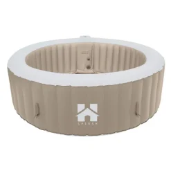 Zwembaden En Accessoires-Merkloos HOME DELUXE Buitenwhirlpool SPLASH Beige
