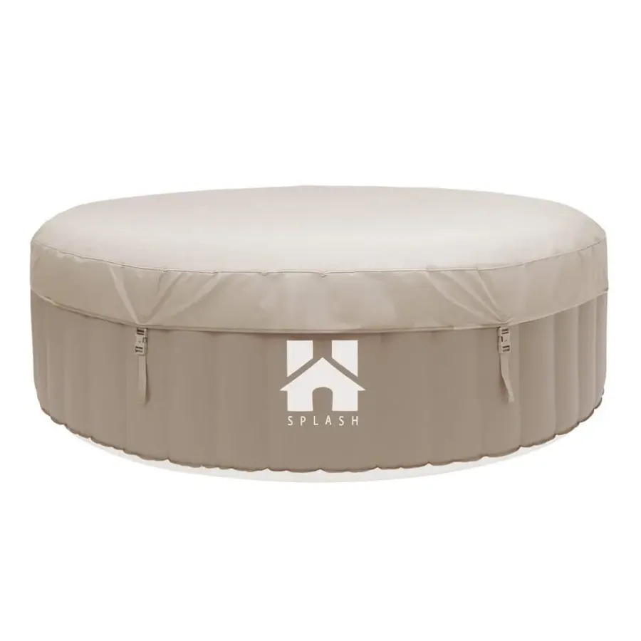 Zwembaden En Accessoires-Merkloos HOME DELUXE Buitenwhirlpool SPLASH Beige