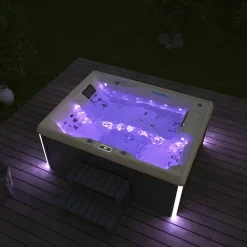 Merkloos HOME DELUXE Buitenwhirlpool STREAM PURE 211 x 156 cm