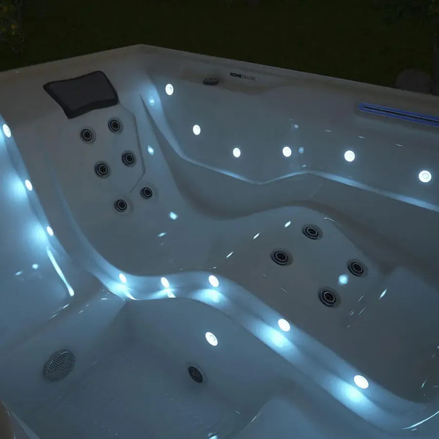 Merkloos HOME DELUXE Buitenwhirlpool STREAM PURE 211 x 156 cm