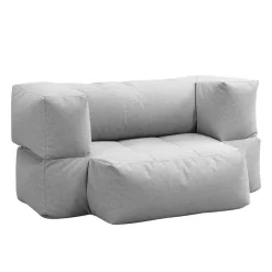 Zitzakken-Merkloos HOME DELUXE buitenzitzak HEAVEN - Lichtgrijs - 76 x 152 x 100 cm