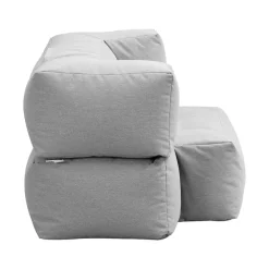 Zitzakken-Merkloos HOME DELUXE buitenzitzak HEAVEN - Lichtgrijs - 76 x 152 x 100 cm