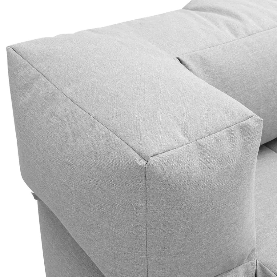 Zitzakken-Merkloos HOME DELUXE buitenzitzak HEAVEN - Lichtgrijs - 76 x 152 x 100 cm
