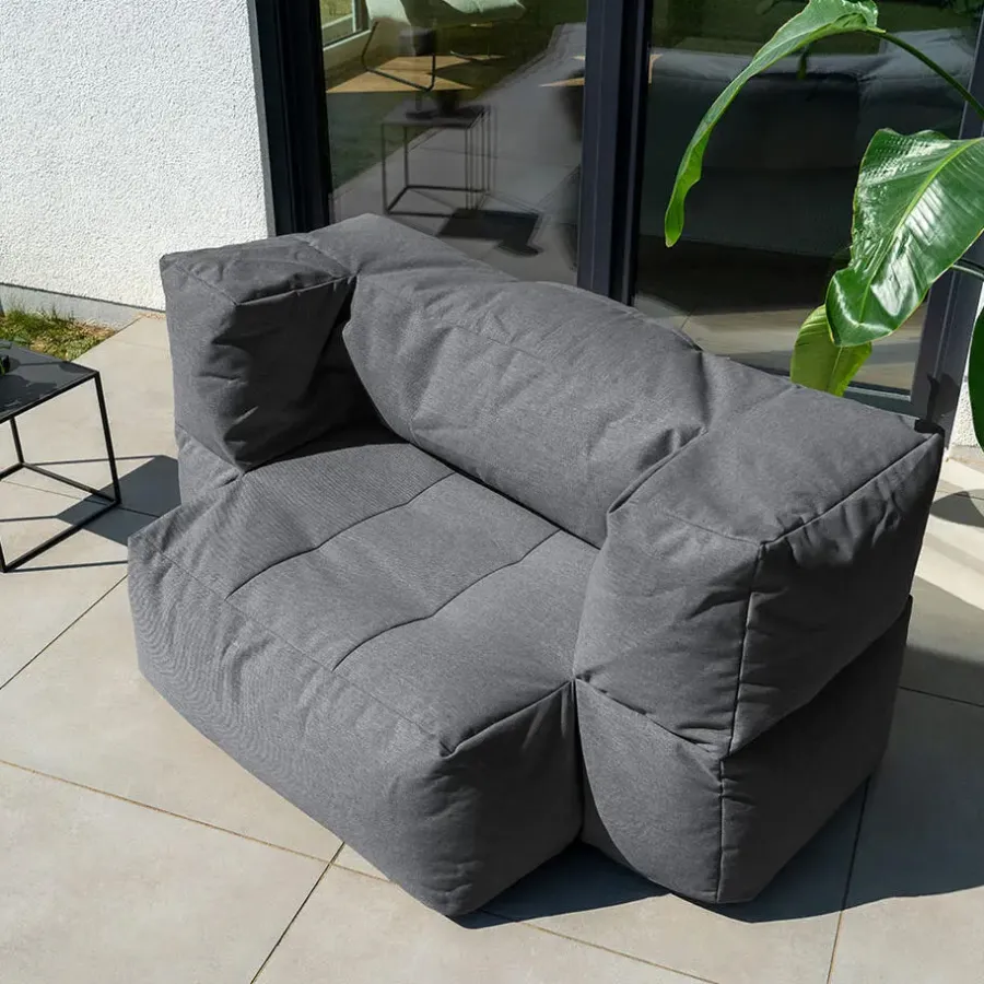 Merkloos HOME DELUXE buitenzitzak HEAVEN - antraciet 76 x 152 x 100 cm