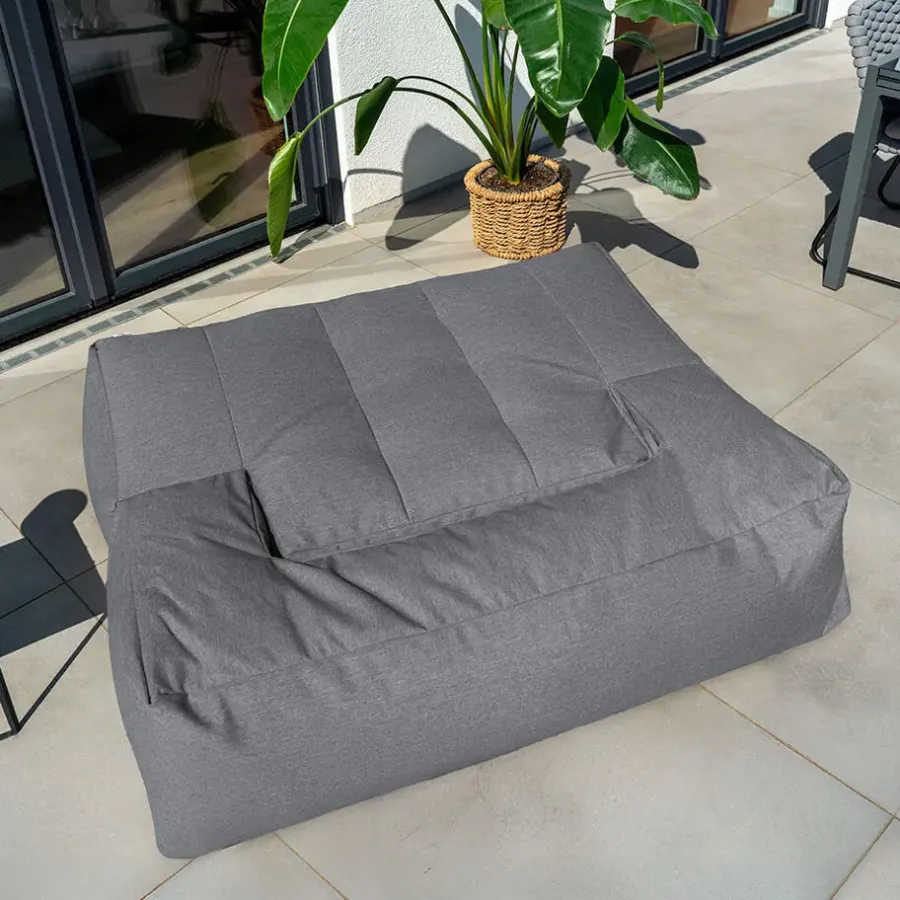 Merkloos HOME DELUXE buitenzitzak HEAVEN - antraciet 76 x 152 x 100 cm