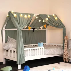 Kinderbedden-Merkloos HOME DELUXE Kinderbed STAR LAND Wit