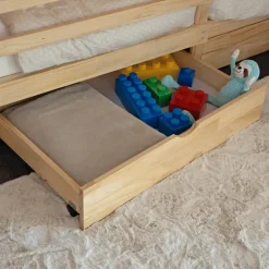 Merkloos HOME DELUXE Kinderbed WOLKENLAND Naturel Met Lades