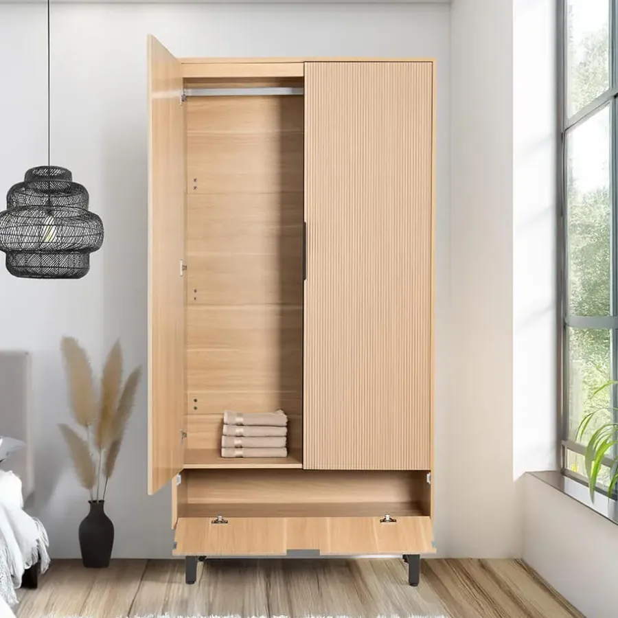 Merkloos HOME DELUXE Kleerkast NYLA - 100 x 200 cm