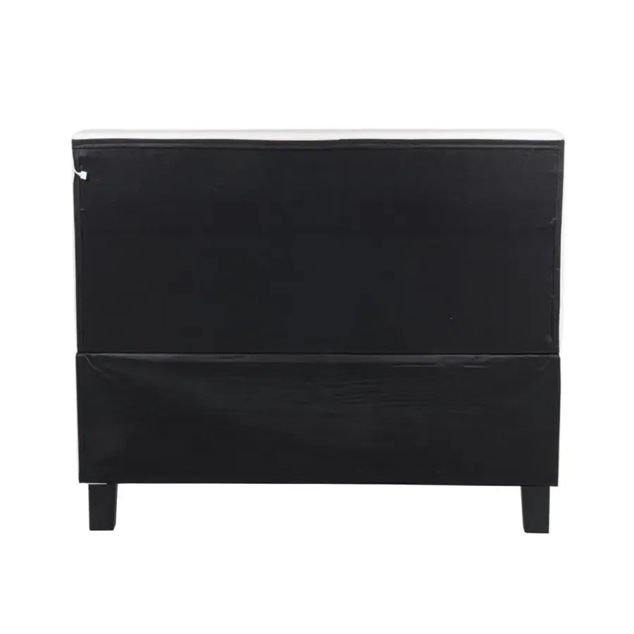 Merkloos HOME DELUXE LED bed ASTRO Wit 90 x 200 cm