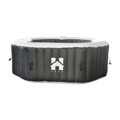 Zwembaden En Accessoires-Merkloos HOME DELUXE Opblaasbare Hottub Drop Zwart