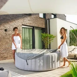 Merkloos HOME DELUXE Opblaasbare Whirlpool Splash Beton 4 st.