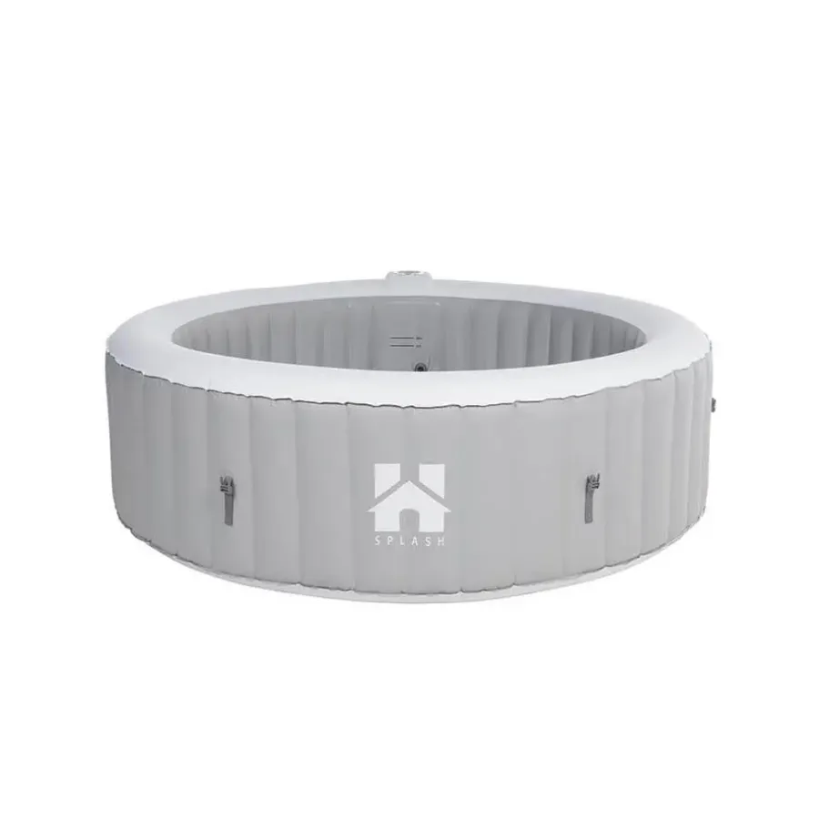 Merkloos HOME DELUXE Opblaasbare whirlpool SPLASH Grijs