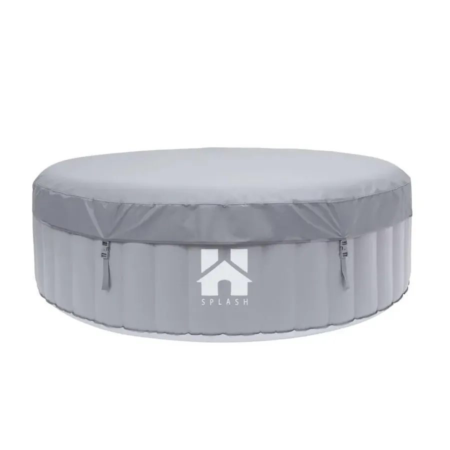 Merkloos HOME DELUXE Opblaasbare whirlpool SPLASH Grijs