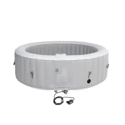 Merkloos HOME DELUXE Opblaasbare whirlpool SPLASH Grijs