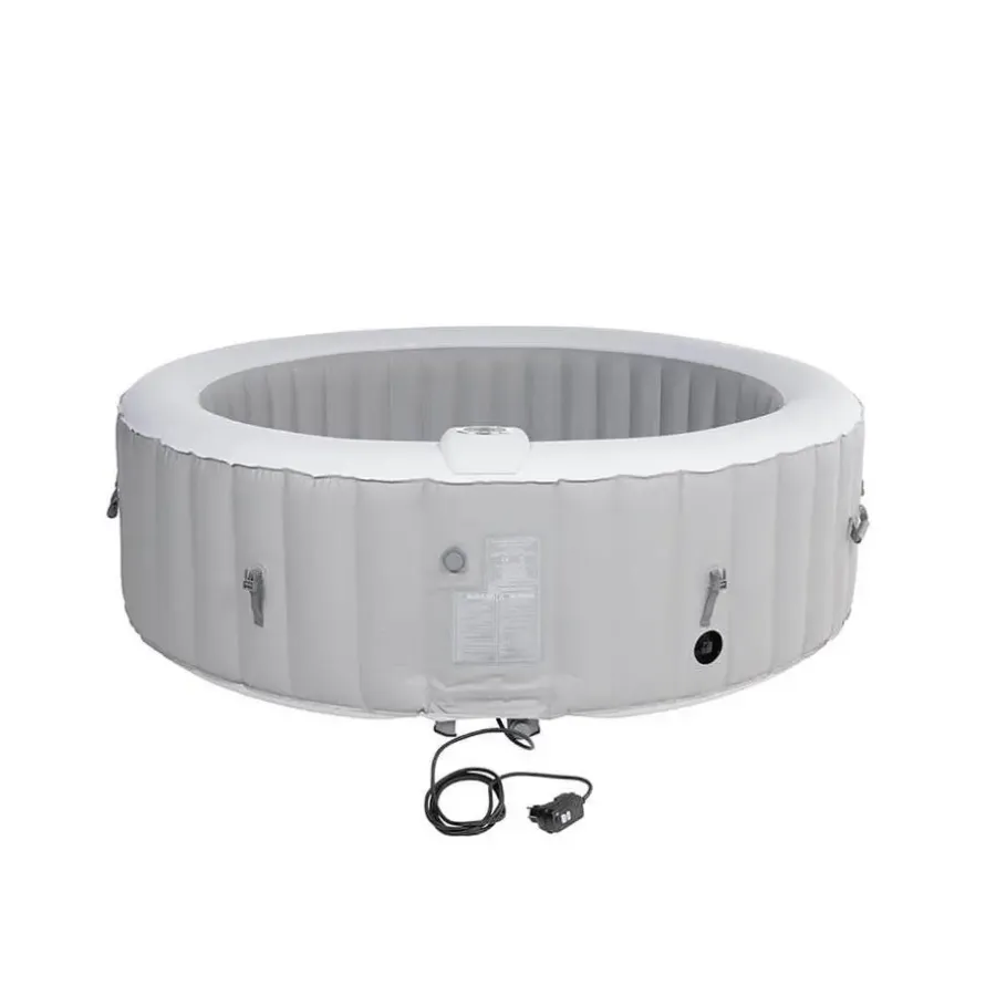 Merkloos HOME DELUXE Opblaasbare whirlpool SPLASH Grijs