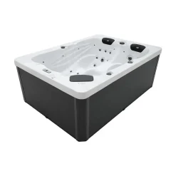 Zwembaden En Accessoires-Merkloos HOME DELUXE Outdoor Whirlpool SUNSET Met trap en thermische afdekking