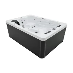 Zwembaden En Accessoires-Merkloos HOME DELUXE Outdoor Whirlpool SUNSET Met trap en thermische afdekking