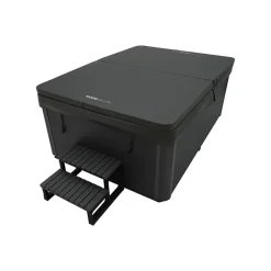 Zwembaden En Accessoires-Merkloos HOME DELUXE Outdoor Whirlpool SUNSET Met trap en thermische afdekking