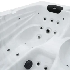 Zwembaden En Accessoires-Merkloos HOME DELUXE Outdoor Whirlpool SUNSET Met trap en thermische afdekking
