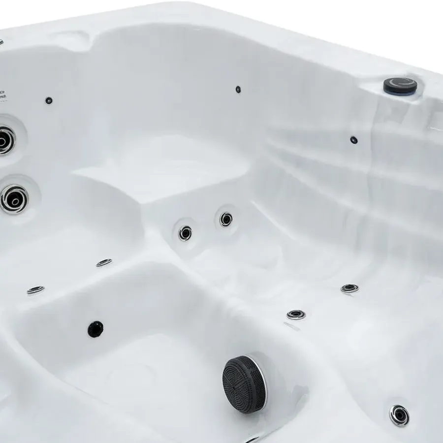 Zwembaden En Accessoires-Merkloos HOME DELUXE Outdoor Whirlpool SUNSET Met trap en thermische afdekking