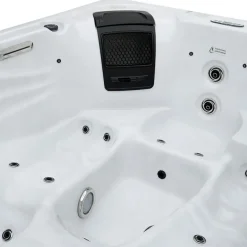Zwembaden En Accessoires-Merkloos HOME DELUXE Outdoor Whirlpool SUNSET Met trap en thermische afdekking