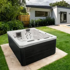 Merkloos HOME DELUXE Outdoor Whirlpool WHITE MARBLE PURE