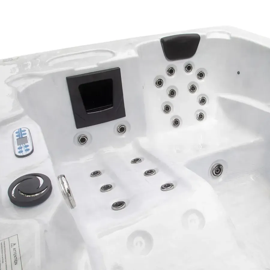 Merkloos HOME DELUXE Outdoor Whirlpool WHITE MARBLE PURE