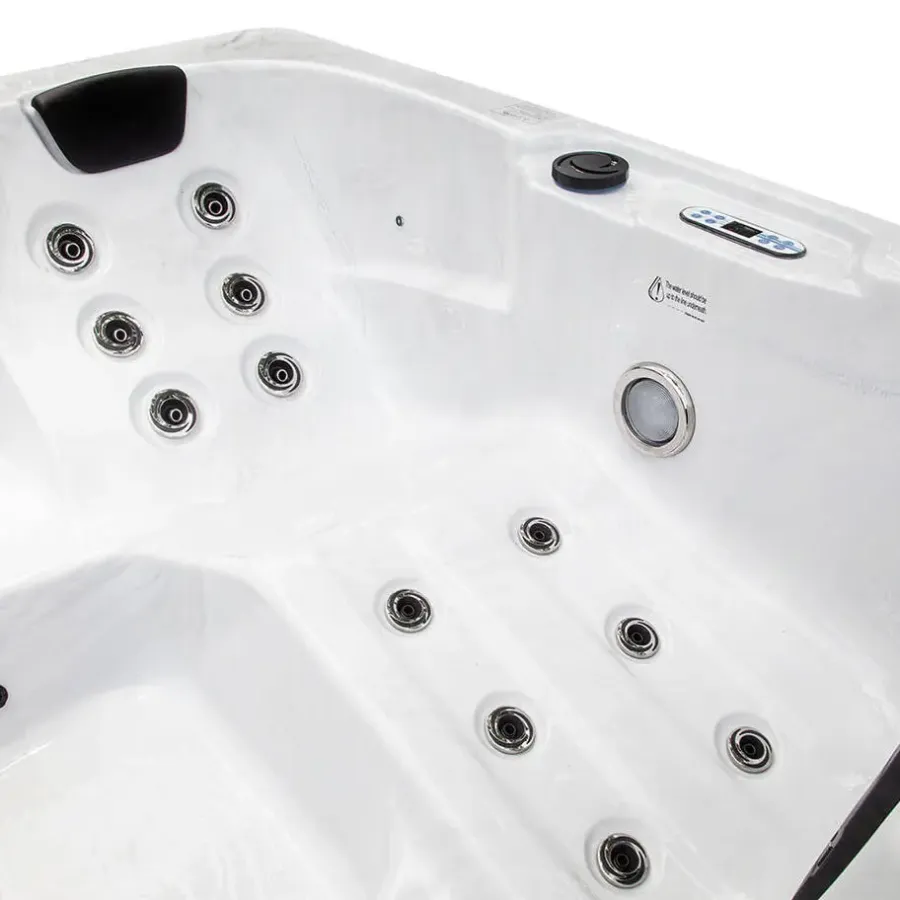 Merkloos HOME DELUXE Outdoor Whirlpool WHITE MARBLE PURE