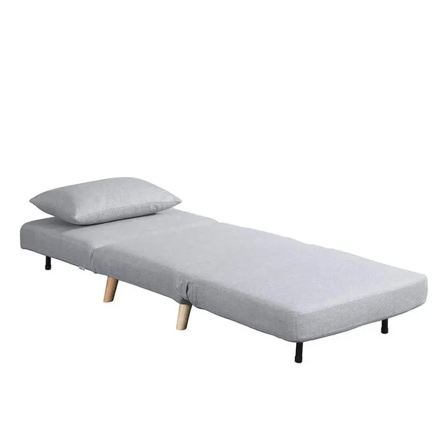 Slaapbanken|Slaapbanken-Merkloos HOME DELUXE Slaapstoel SNOOZE - Beige 79 x 28 x 132 cm