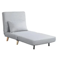 Slaapbanken|Slaapbanken-Merkloos HOME DELUXE Slaapstoel SNOOZE - Grijs 79 x 28 x 132 cm