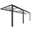 Terrasoverkappingen-Merkloos HOME DELUXE SOLIS DELUXE terrasoverkapping grijs 579 x 295 x 233 / 272 cm