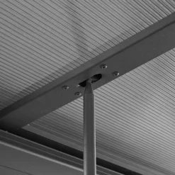 Terrasoverkappingen-Merkloos HOME DELUXE SOLIS DELUXE terrasoverkapping grijs 579 x 295 x 233 / 272 cm