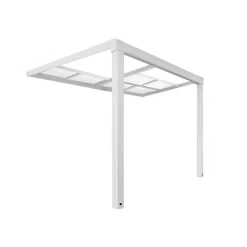 Terrasoverkappingen-Merkloos HOME DELUXE terrasoverkapping SOLIS DELUXE wit 290 x 295 x 233 / 272 cm