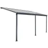 Merkloos HOME DELUXE terrasoverkapping SOLIS grijs 496 / 503 x 300 / 303 x 278 / 226 cm