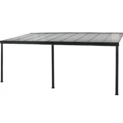 Merkloos HOME DELUXE terrasoverkapping SOLIS grijs 496 / 503 x 300 / 303 x 278 / 226 cm
