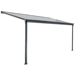 Terrasoverkappingen-Merkloos HOME DELUXE Terrasoverkapping SOLIS Grijs 312 x 303 x 226 / 278 cm