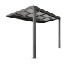 Merkloos HOME DELUXE Terrasoverkapping SOLIS DELUXE grijs 290 x 295 x 233 / 272 cm