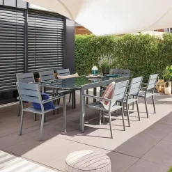 Merkloos HOME DELUXE tuintafel SOL - 240cm - Grijs