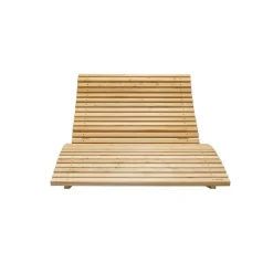 Merkloos HOME DELUXE Wave houten ligstoel WOLGA - 120 cm