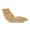 Ligbedden-Merkloos HOME DELUXE Wave houten ligstoel WOLGA - 60 cm