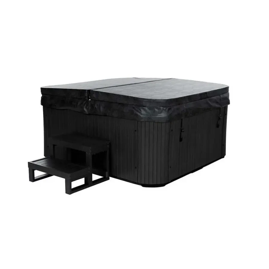 Merkloos HOME DELUXE Whirlpool buiten SEA STAR Met treden en thermische afdekking