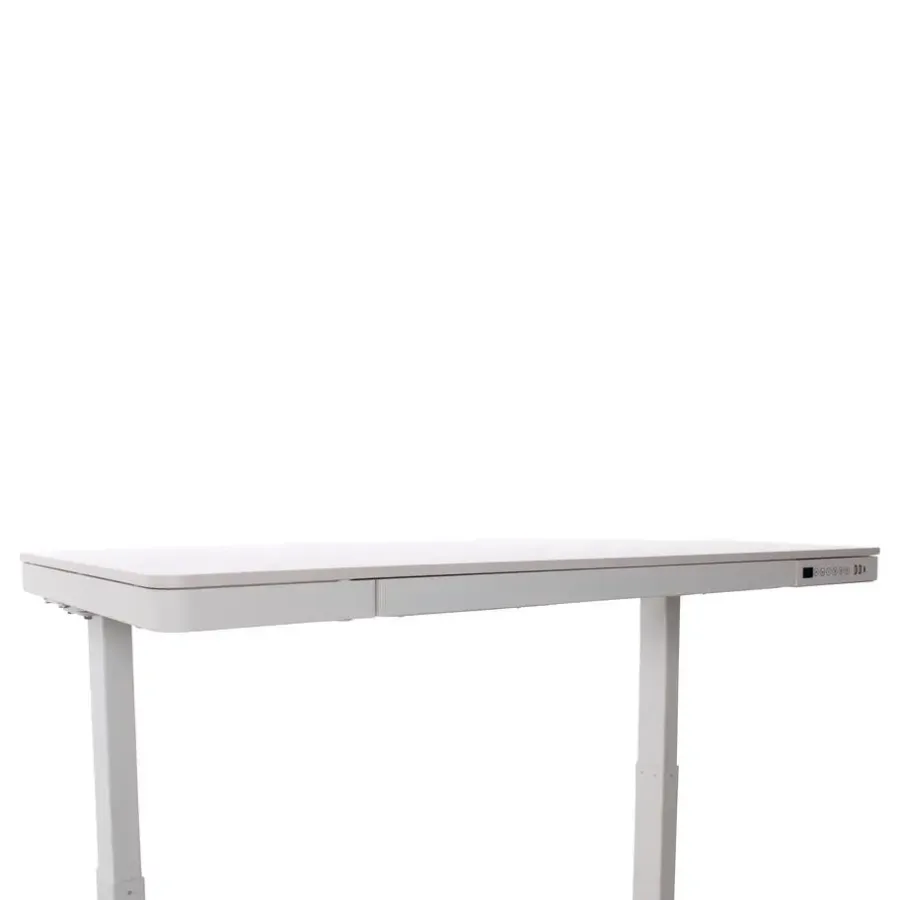 MRC Home Office - Elektrisch verstelbaar zit-sta bureau - Wit - 120 x 60