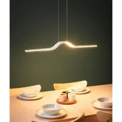 Hanglampen-Leen Bakker HONGU - Hanglamp LED - Wit - Metaal
