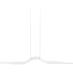 Hanglampen-Leen Bakker HONGU - Hanglamp LED - Wit - Metaal
