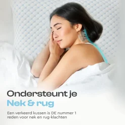 Hoofdkussens-Dreamhouse Hoofdkussen – Memory Foam & Wasbare Hoes
