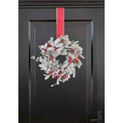 Kerstdecoratie-House of Seasons Belfort Kerstkrans - Ø40 cm - Groen